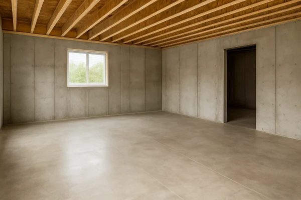 a new concrete floor in a room from Concrete Contractor Hutto in Georgetown, TX - Georgetown TX