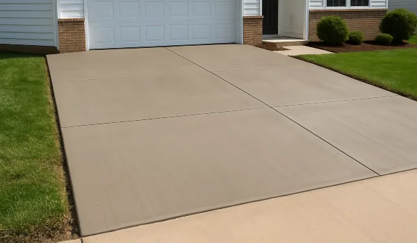a brand new concrete driveway from Concrete Contractor Hutto in Hutto, TX - Stamped Concrete Services a brand new concrete driveway from Concrete Contractor Hutto in Hutto, TX - Stamped Concrete Services